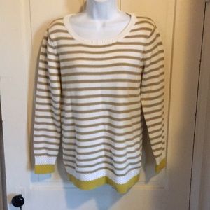 Dee collection size med colors of off white gold n brown